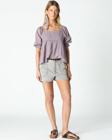 GREY POCKET SHORTS