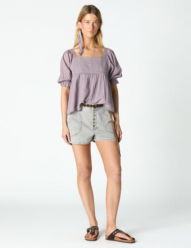 GREY POCKET SHORTS