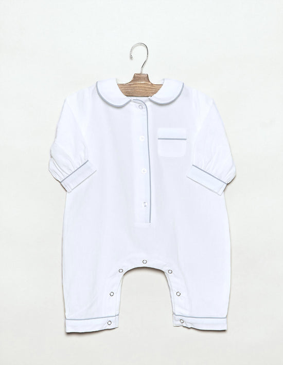 BLUE CONTRAST BABY PYJAMAS
