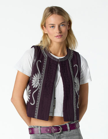 BRANDY EMBROIDERED VESTS