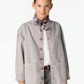 MAO COLLAR JACKET IRON GREY