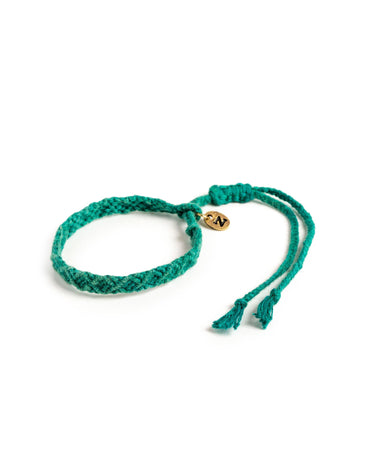 DARK GREEN THREAD BRACELET