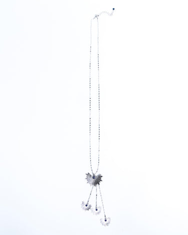 COLLAR PALM PLATEADO