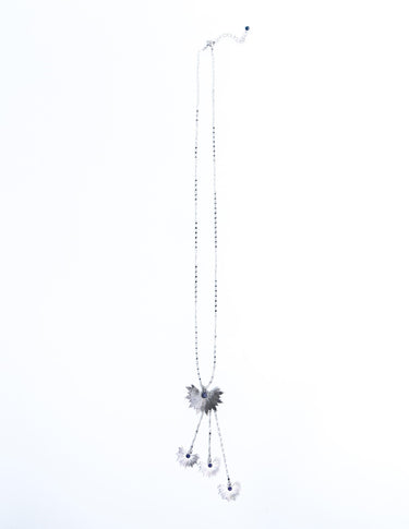 COLLAR PALM PLATEADO