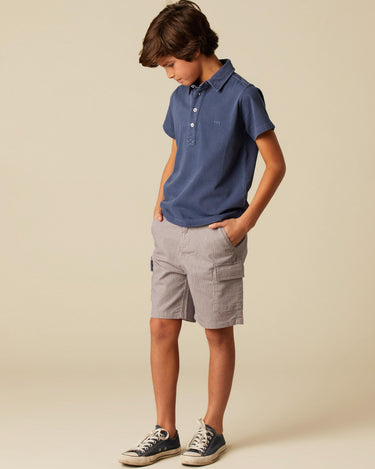 RY BLUE CARGO SHORTS