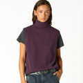 CHALECO CUELLO VUELTO PLUM