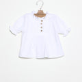 PUFF SLEEVE T-SHIRT WHITE