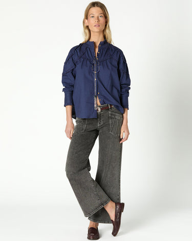 GREY TROUSERS POCKET SEAMS