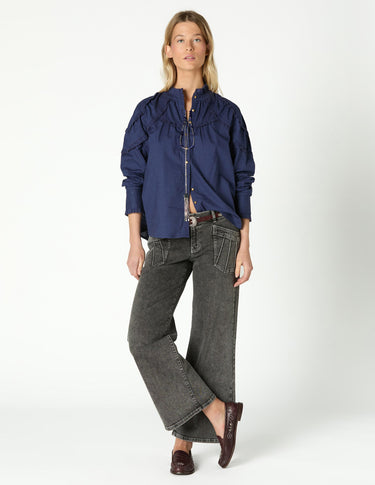GREY TROUSERS POCKET SEAMS