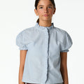 STRIPED PERKINS COLLAR SHIRT