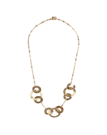 GOLD CIRCLE NECKLACE