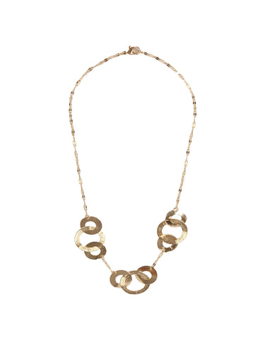 GOLD CIRCLE NECKLACE