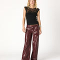 PANTALÓN TRENZADOS BURGUNDY