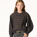ANTHRACITE CREW NECK NIDOS SHIRT