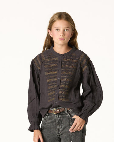 ANTHRACITE CREW NECK NIDOS SHIRT