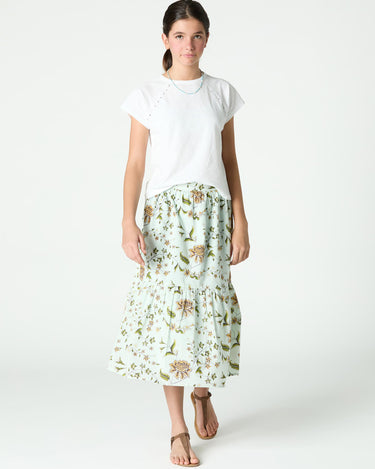 LONG SKIRT INDIAN PRINT SWIPE