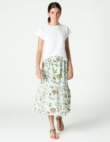 LONG SKIRT INDIAN PRINT SWIPE