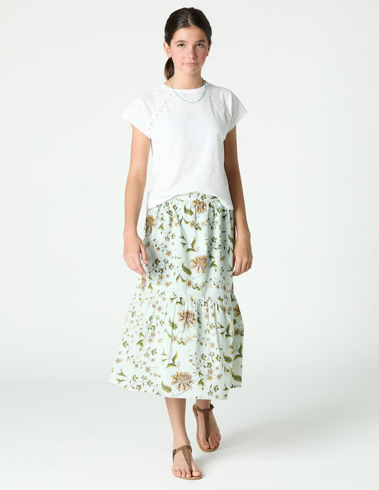 LONG SKIRT INDIAN PRINT SWIPE
