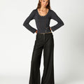 PANTALON CUADRO TRABILLA NEGRO