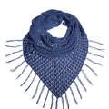MIDNIGHT OPEN-KNIT MAXI SCARF