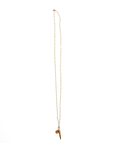 GOLD FANG NECKLACE