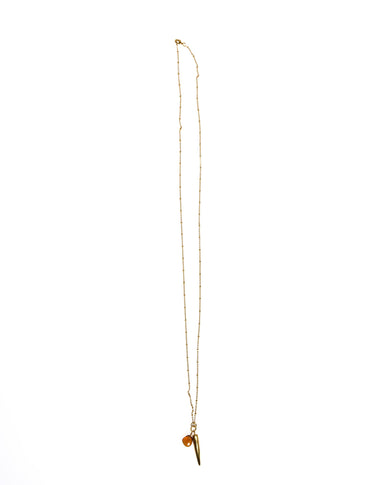 GOLD FANG NECKLACE