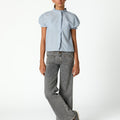 CROSSED POCKET TROUSERS GREY