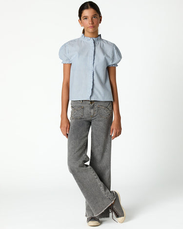 CROSSED POCKET TROUSERS GREY