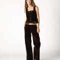 PANTALON FLOCK MARRON