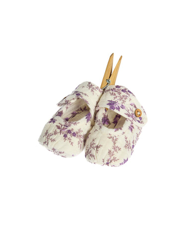 ZAPATO PRINT BRIGHT FLOWERS PLUM
