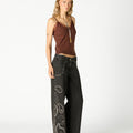 PANTALÓN CANESÚ TACHAS AMEBAS ANTRACITA