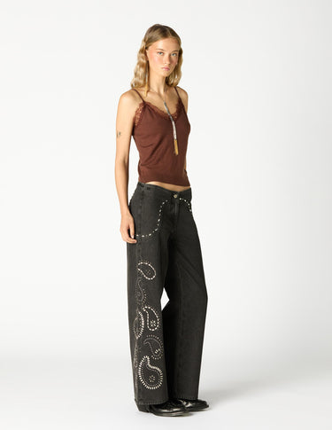 PANTALÓN CANESÚ TACHAS AMEBAS ANTRACITA