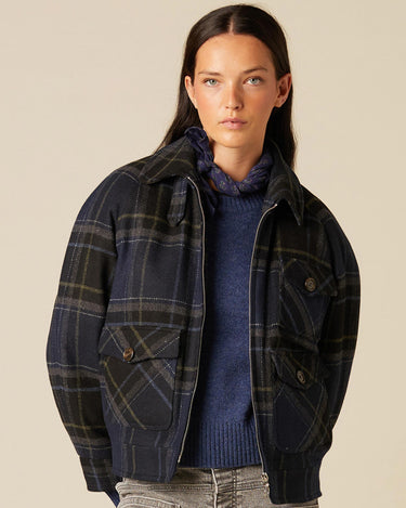 CHAQUETÓN BOLSILLO CUADROS