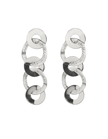 PENDANT CIRCLES SILVER-PLATED