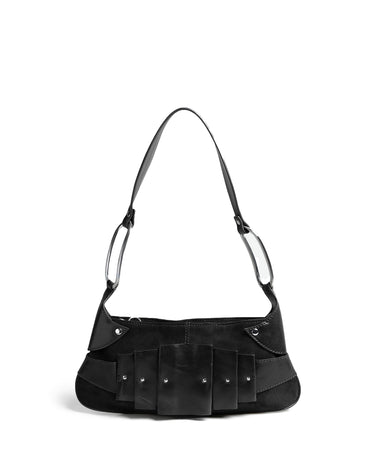 BOLSO PLEATS NEGRO