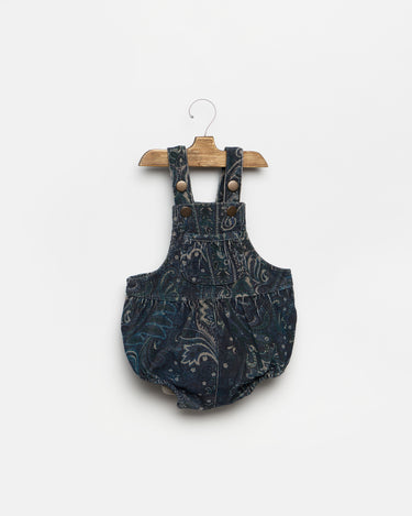 BLUE PAISLEY BUMPER BIB