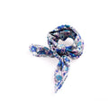 DITSY PRINT SCARF BLUE