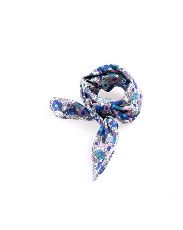 DITSY PRINT SCARF BLUE