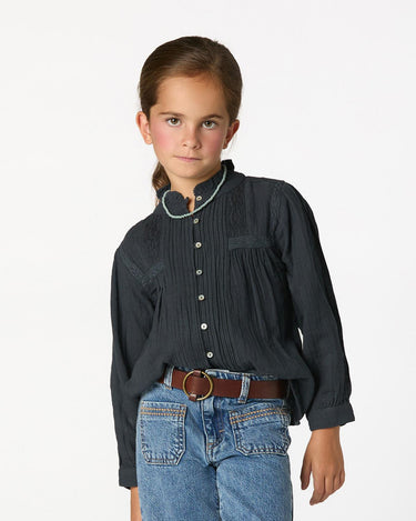 CAMISA JARETAS LACE ANTRACITA
