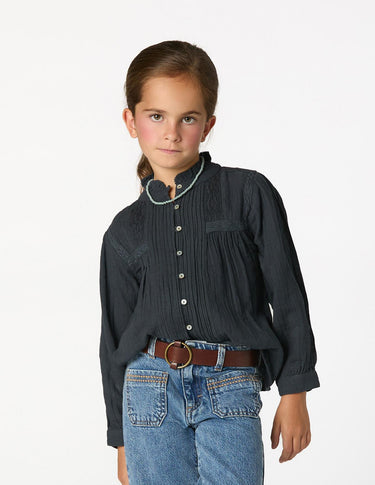 CAMISA JARETAS LACE ANTRACITA