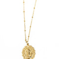 FIRST COMMUNION MEDAL AND CHAIN