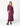 FALDA CUADROS MIDI PLUM