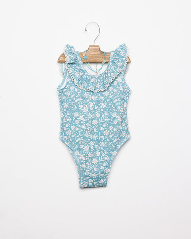RUFFLED SWIMSUIT TOILE POND