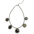 GREEN LOCKET NECKLACE
