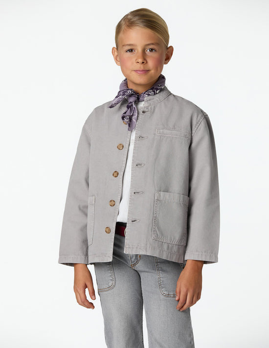 CHAQUETA CUELLO MAO IRON GREY