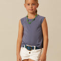 BLUE CUT T-SHIRT