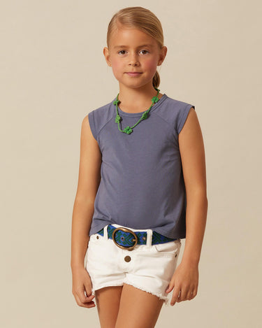 BLUE CUT T-SHIRT