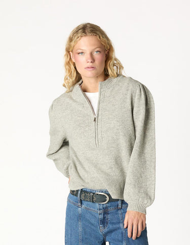 JERSEY CUELLO MAO CREMALLERA LIGHT GREY