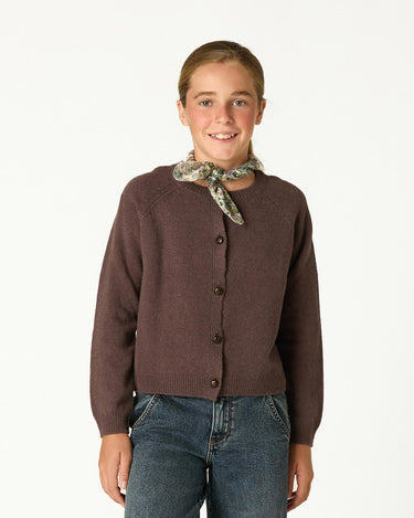 CHAQUETA BOTÓN LODEN CHOCOLATE