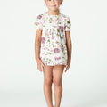 INDIAN PRINT CAPPUCCINO DRESS